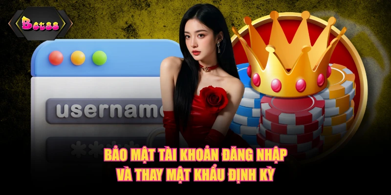 Bảo mật tài khoản đăng nhập và thay mật khẩu định kỳ